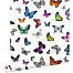 papel pintado mariposas multi color