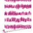 papel pintado diseño a rayas horizontales tie-dye Shibori rosa fucsia intensa y blanco mate