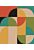 fotomural motivo geométrico en estilo Bauhaus multi color