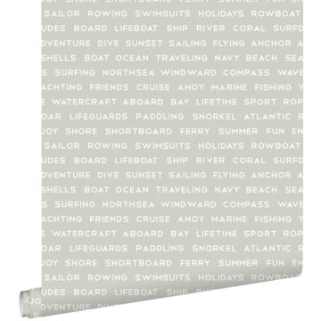 papel pintado textos marítimos de playa cerval