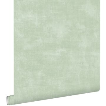 papel pintado aspecto de hormigón verde claro